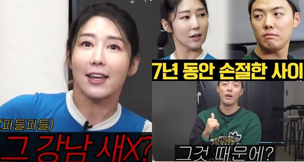 사유리와 강남 ⓒ유튜브 채널 '동네친구 강나미'