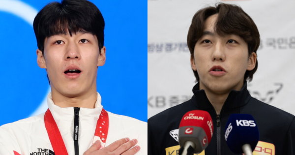 황대헌과 박지원. ⓒ뉴스1