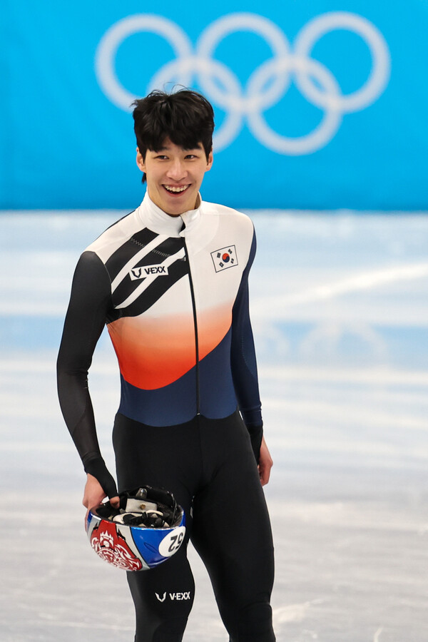 2022 베이징 동계올림픽 당시 황대헌. ⓒ뉴스1