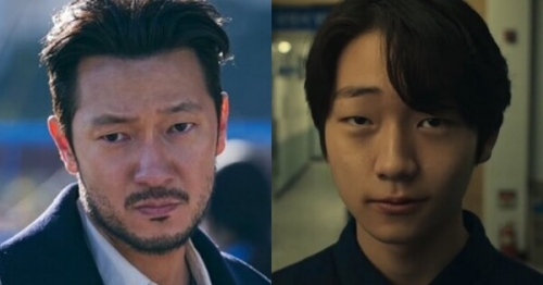 넷플릭스 '살인자 ㅇ난감'에 등장한 손석구와 AI 손석구.&nbsp;ⓒ넷플릭스 코리아&nbsp;