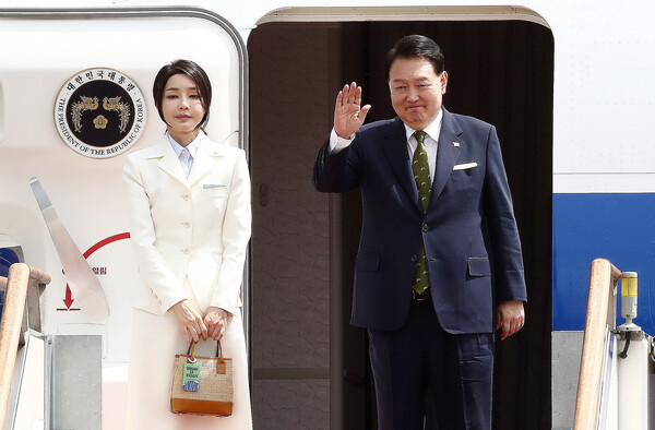 윤석열 대통령과 김건희 여사 ⓒ뉴스1