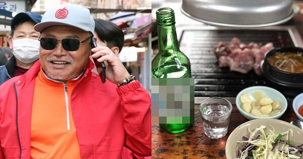 가수 김흥국(좌), 소주 자료사진(우) ⓒ뉴스1/픽사베이&nbsp;