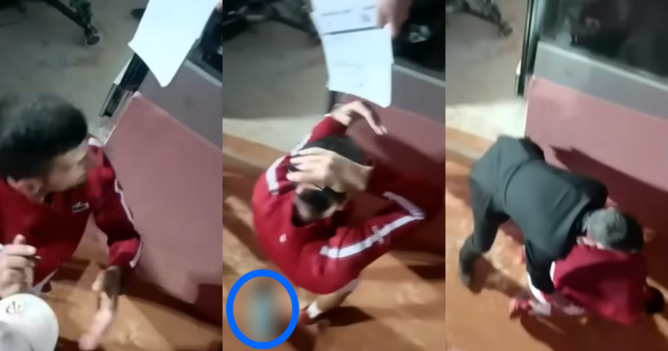 관중석서 떨어진 물병에 맞고 쓰러진 노바크 조코비치. ⓒ유튜브 채널 'Tennis Channel'