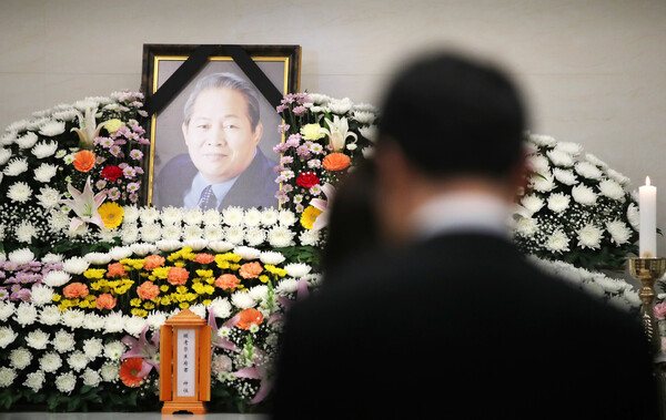 15일 서울 강남구 삼성서울병원 장례식장에 고인의 빈소가 마련돼 있다. ⓒ뉴스1&nbsp;
