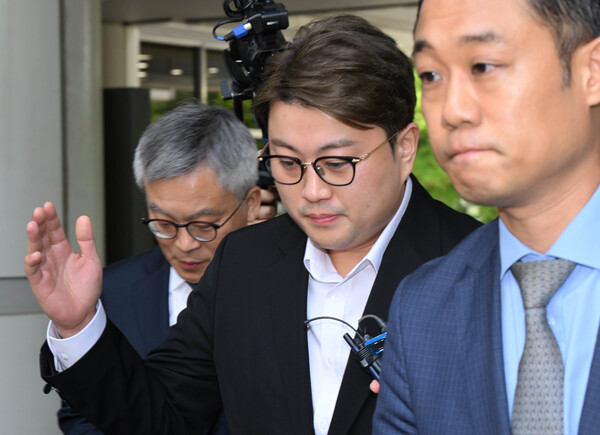음주 뺑소니 혐의로 구속된 가수 김호중.&nbsp; ⓒ뉴스1