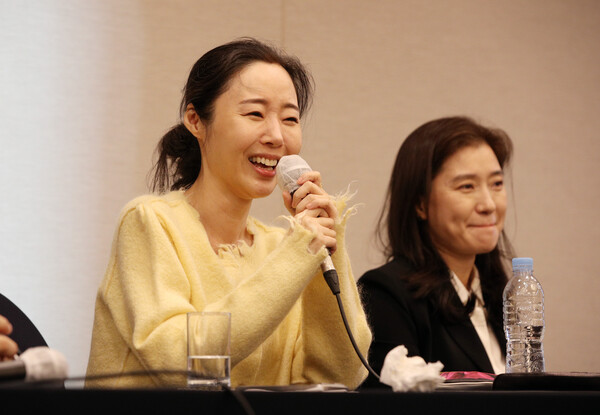 민희진 어도어 대표가 31일 오후 서울 중구 프레스센터에서 어도어 임시주주총회 관련 기자회견을 하고 있다. (공동취재) 2024.5.31ⓒ뉴스1