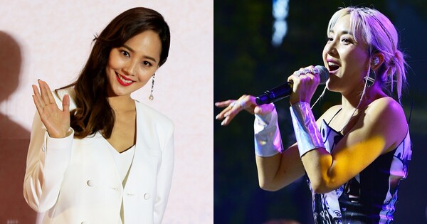 가수 겸 배우 유진(좌), 가수 바다(우) ⓒ뉴스1&nbsp;