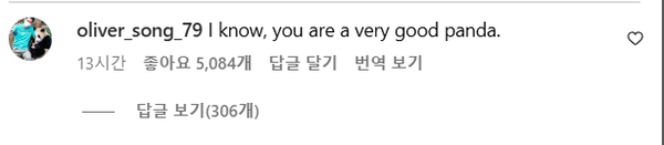 아이판다 인스타그램 댓글 ⓒ아이판다 인스타그램&nbsp;
