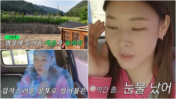 계속되는 별장 무단침입에 결국 대문과 울타리, CCTV를 설치한 한혜진. ⓒ유튜브 채널 ‘한혜진 Han Hye Jin’