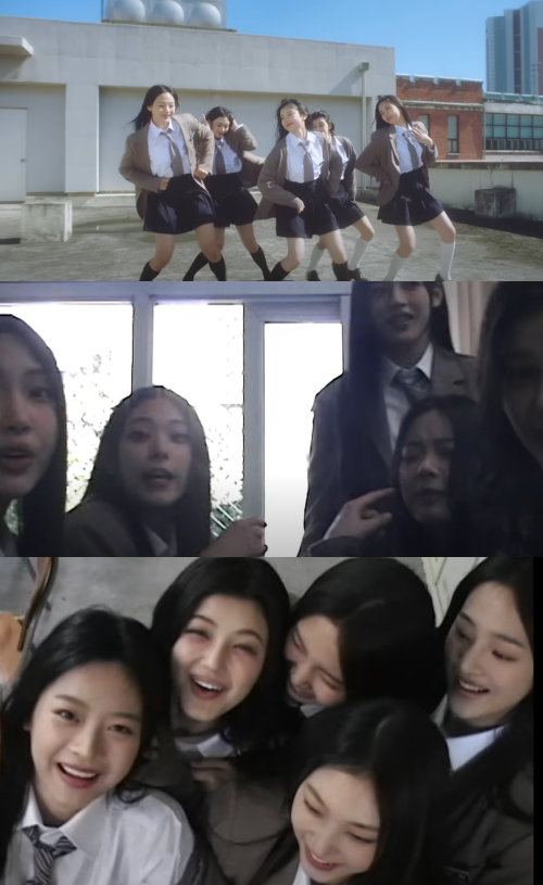 뉴진스 'Ditto' 뮤직비디오 캡처.&nbsp;ⓒ유튜브 채널 'HYBE LABELS'