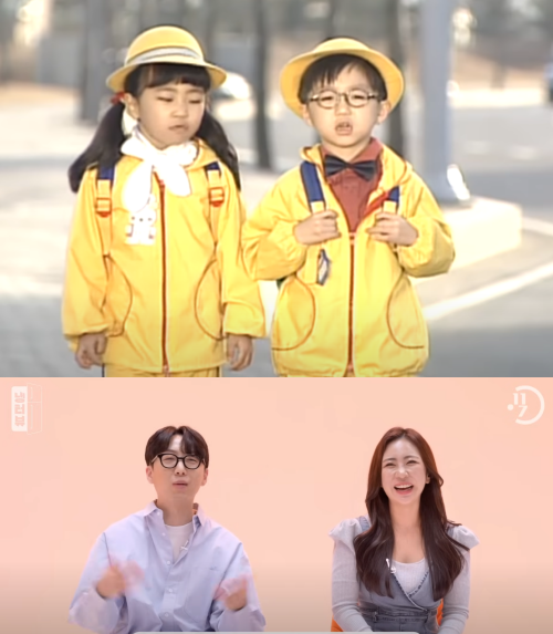 어릴 적과 성인이 된 김성민과 김성은. ⓒSBS/유튜브 채널 '일일칠-117'
