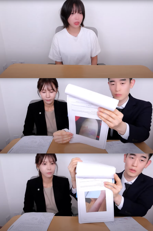 전 남자친구에게 4년간 지속적인 폭행과 협박을 당한 사실을 고백하는 쯔양. ⓒ유튜브 채널 'tzuyang쯔양'