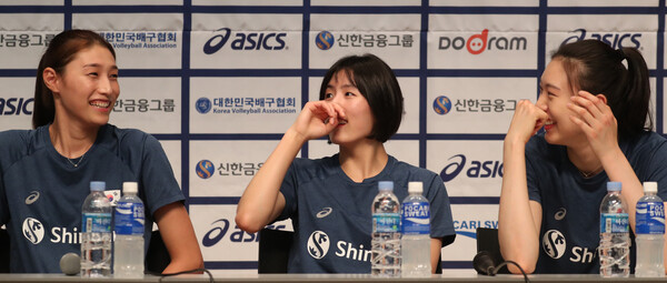 배구 선수 김연경, 이재영, 양효진. ⓒ뉴스1