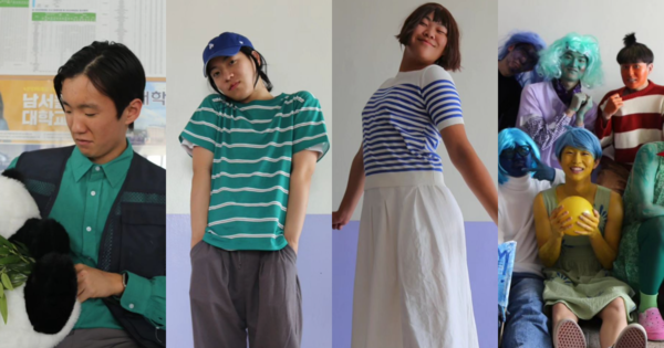 강바오, 민희진, 뉴진스 하니, 인사이드 아웃2 따라한 의정부고 학생들. ⓒ의정부고등학교 학생자치회 인스타그램