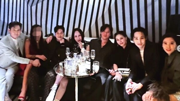 배우 이정재, 이민호, 장동건, 고소영, 이수혁, 임세령 대상그룹 부회장 한자리에 모였다. ⓒ에바 차우 인스타그램