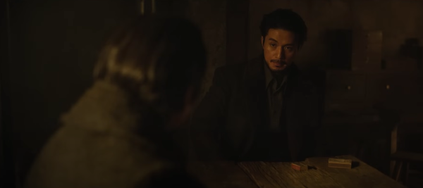 강렬한 카리스마를 보여준 이동욱. ⓒ영화 '하얼빈' 예고편