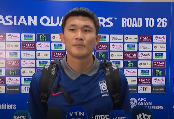 인터뷰 중인 김민재. ⓒ유튜브 '엠빅뉴스'