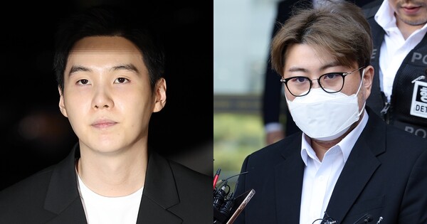 방탄소년단(BTS) 멤버 슈가(좌), 트로트 가수 김호중(우) ⓒ뉴스1&nbsp;