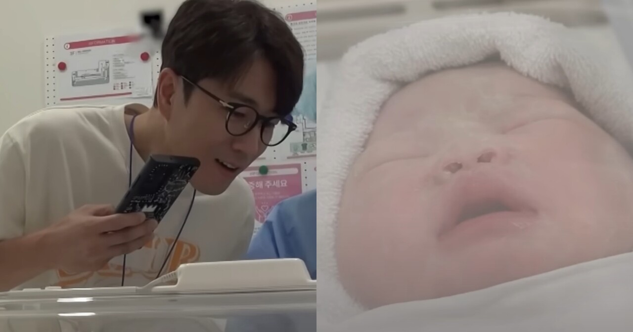 득녀 소식 전한&nbsp;장수원·지상은 부부 ⓒSBS