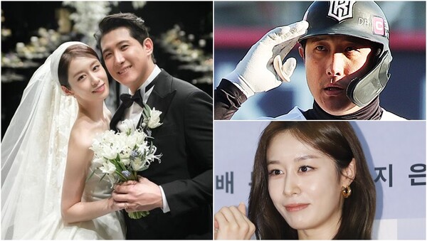 이혼 소식을 전한&nbsp;그룹 티아라 멤버 겸 배우 지연(31·박지연)과 프로야구 선수 황재균(37·KT위즈).&nbsp;ⓒ지연 인스타그램, 뉴스1&nbsp;