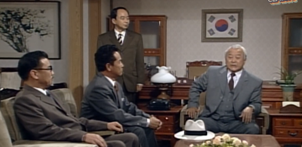 이승만을 연기하는 권성덕. ⓒSBS