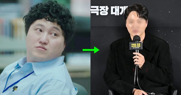 드라마 '미생'에 출연한 김대명(좌), 살을 뺀 김대명(우). ⓒtvN,&nbsp;유튜브 채널 '케이무비'