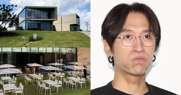 가수 빽가가 운영하는 제주도 카페 모습(좌), 그룹 코요테 멤버&nbsp; 빽가(우) 빽가 인스타그램/뉴스1&nbsp;