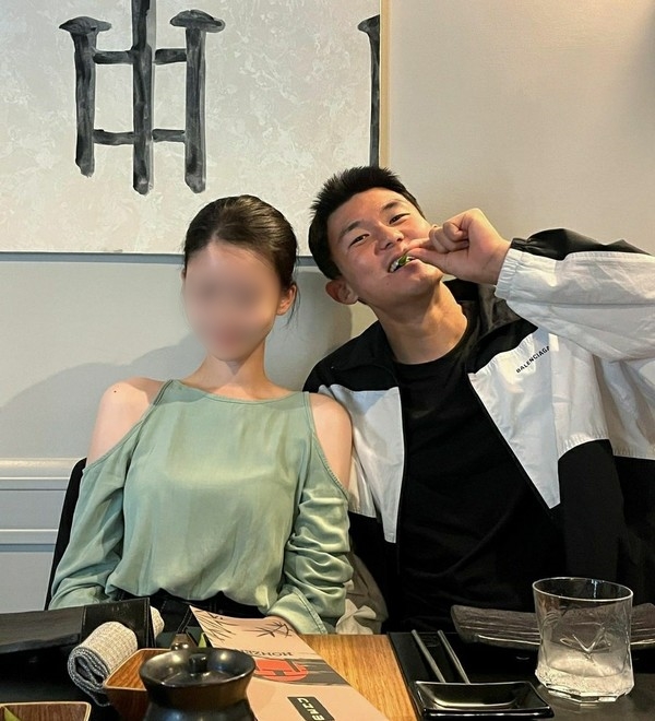 김민재와 안씨. ⓒSNS