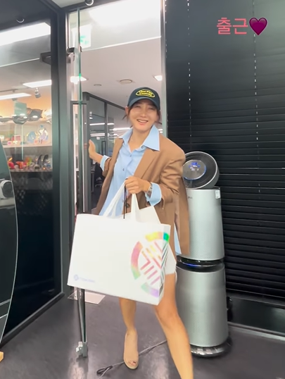 오늘의 출근완&nbsp;ⓒ사강인스타그램