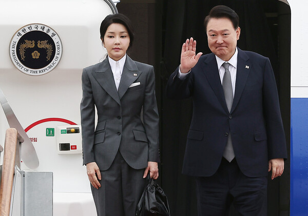 김건희 여사와 윤석열 대통령 뉴스1