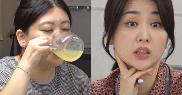 주스 마시듯 소주 마시는 아내.. ⓒJTBC