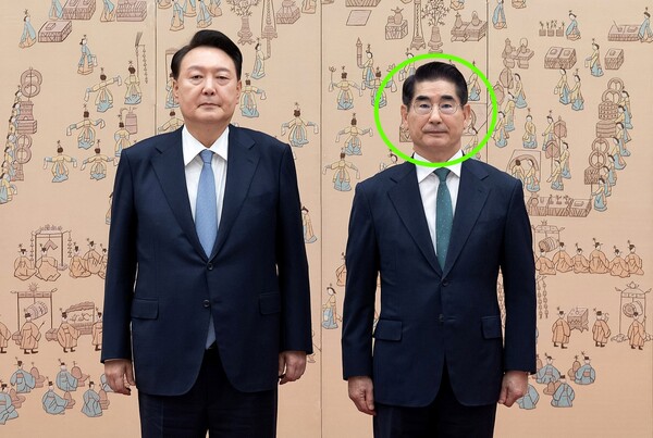 윤석열 대통령, 김용현 전 국방부 장관. ⓒ뉴스1