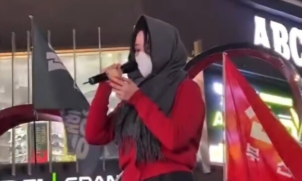 "나도 시민이고 여러분 근처에 있고 (여러분과) 별반 다름없는 사람이라는 걸 전하고 싶었다" -김유진(가명)씨. ⓒ엑스 갈무리