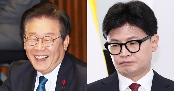 이재명 더불어민주당 대표, 한동훈 국민의힘 대표 ⓒ뉴스1&nbsp;&nbsp;