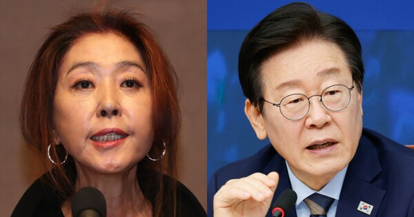 배우 김부선(좌), 이재명 더불어민주당 대표(우). ⓒ뉴스1