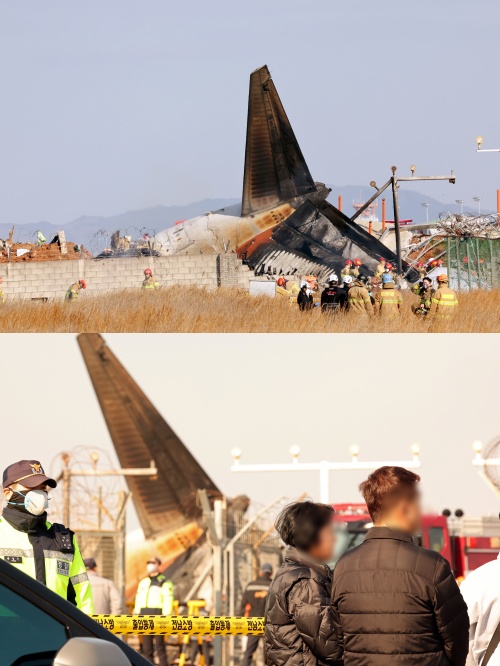 제주항공 참사 현장. ⓒ뉴스1