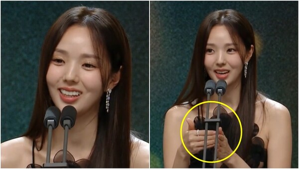 ‘2024 MBC 연기대상’ 미니시리즈 부문 우수연기상을 수상한 배우 채수빈. ⓒ‘2024 MBC 연기대상’