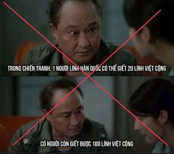 베트남 네티즌들이 온라인에 공유한 문제의 '작은아씨들' 장면. ⓒ온라인 커뮤니티