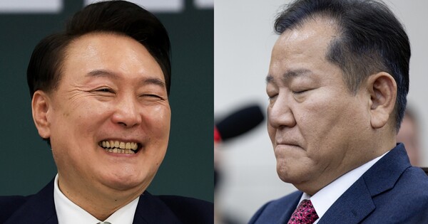 윤석열 대통령, 이상민 전 행안부 장관 ⓒ뉴스1&nbsp;