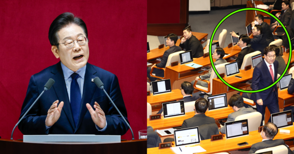 기싸움하는 여야. ⓒ뉴스1