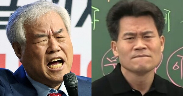 전광훈 목사, 한국사 강사 전한길. ⓒ뉴스1, 전한길 유튜브