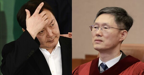 윤석열 대통령(좌),&nbsp;문형배 헌법재판소장 권한대행. ⓒ뉴스1