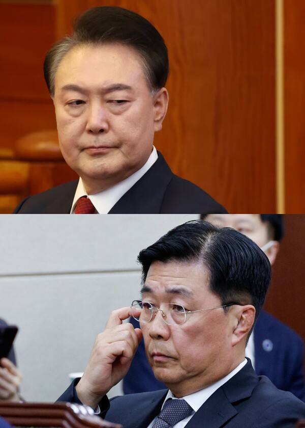 윤석열 대통령(상), 홍장원 전 차장(하). ⓒ뉴스1