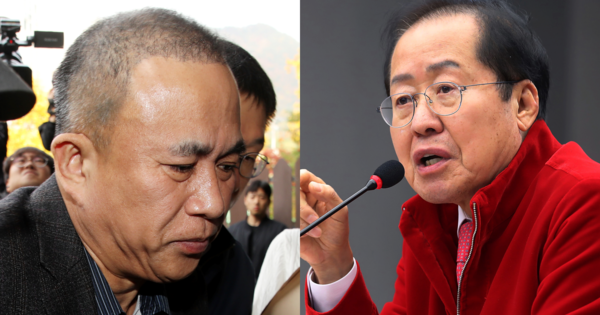 명태균, 홍준표 대구시장. ⓒ뉴스1