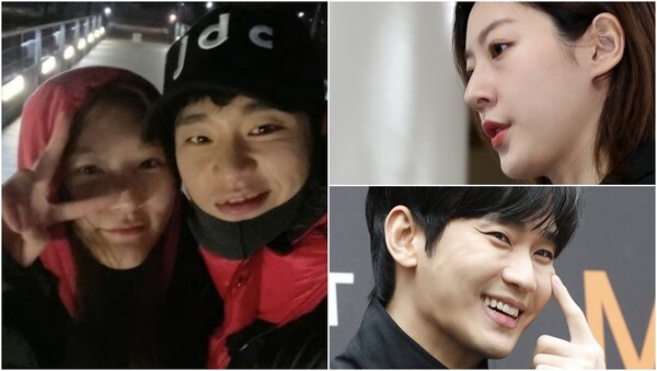 배우 고(故) 김새론과 김수현.&nbsp;ⓒ유튜브 채널 '가로세로연구소, 뉴스1