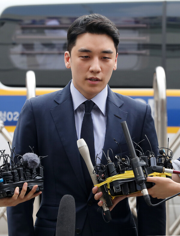 '버닝썬 게이트' 핵심 인물인 승리.&nbsp;ⓒ뉴스1&nbsp;