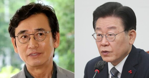 유시민 작가(좌), 이재명 더불어민주당 대표(우). ⓒ뉴스1