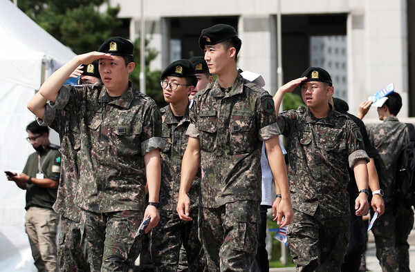 국군 장병들. ⓒ뉴스1