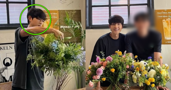 송중기. ⓒ플로리스트 인스타그램