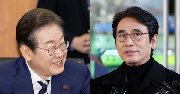 더불어민주당 이재명 전 대표, 유시민 작가. ⓒ뉴스1
